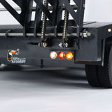 Metal 6 Axles Full Trailer for 1/10 1/8 1/7 RC Car 1/14 1/12 Hydraulic Trucks