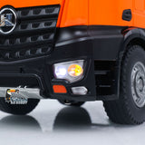 HUINA 1/14 Metal Remote Control Dump Truck 1536-1 8X8 Electric Lifting RC Tipper Finished Model RTR Light Sound Effects Battery