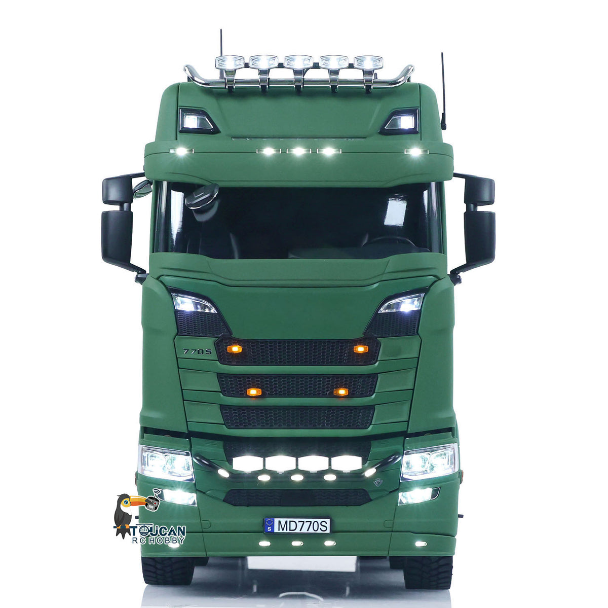 MD-SC-88 Ready to Run 1/14 Metal 8x8 RC Tractor Truck w/Diff Locks Wheel Hub Reduction Sound Module & Battery