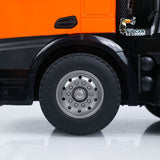 HUINA 1/14 Metal Remote Control Dump Truck 1536-1 8X8 Electric Lifting RC Tipper Finished Model RTR Light Sound Effects Battery