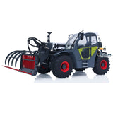 In Stock JDM 128 Metal 1/14 RC Telescopic Hydraulic Forklift Multifunctional Model 4-Way Vavles Differential Lock 2Axles for Hobbyists