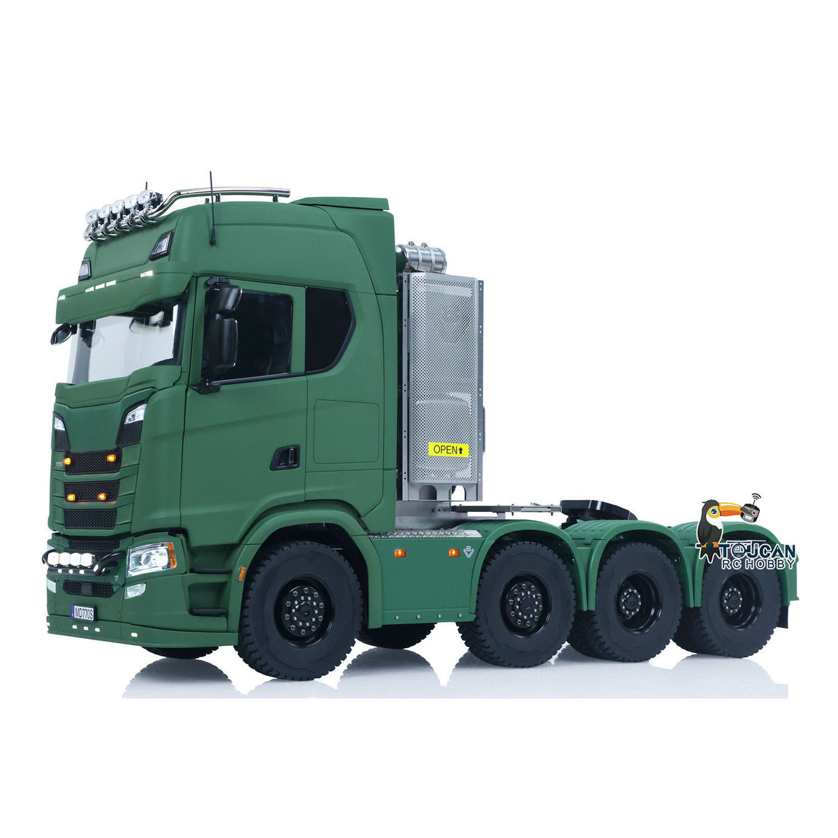 MD-SC-88 1/14 Metal 8x8 RC Tractor Truck RTR w/Differential Locks Wheel Reduction Sound & Light Battery Included