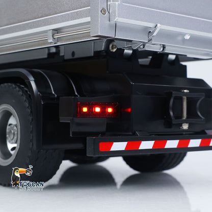 TOUCAN RC HOBBY HUINA 1/14 Metal Remote Control Dump Truck 1536-1 8X8 Electric Lifting RC Tipper Finished Model RTR Light Sound Effects Battery