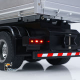 HUINA 1/14 Metal Remote Control Dump Truck 1536-1 8X8 Electric Lifting RC Tipper Finished Model RTR Light Sound Effects Battery