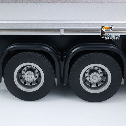 TOUCAN RC HOBBY HUINA 1/14 Metal Remote Control Dump Truck 1536-1 8X8 Electric Lifting RC Tipper Finished Model RTR Light Sound Effects Battery