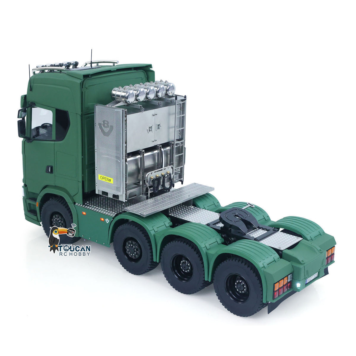 MD-SC-88 1/14 Metal RC 8x8 Tractor Head w/Flowing Lights Hobbywing ESC & Full Metal Axles Ready to Run