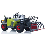 In Stock JDM 128 Metal 1/14 RC Telescopic Hydraulic Forklift Multifunctional Model 4-Way Vavles Differential Lock 2Axles for Hobbyists
