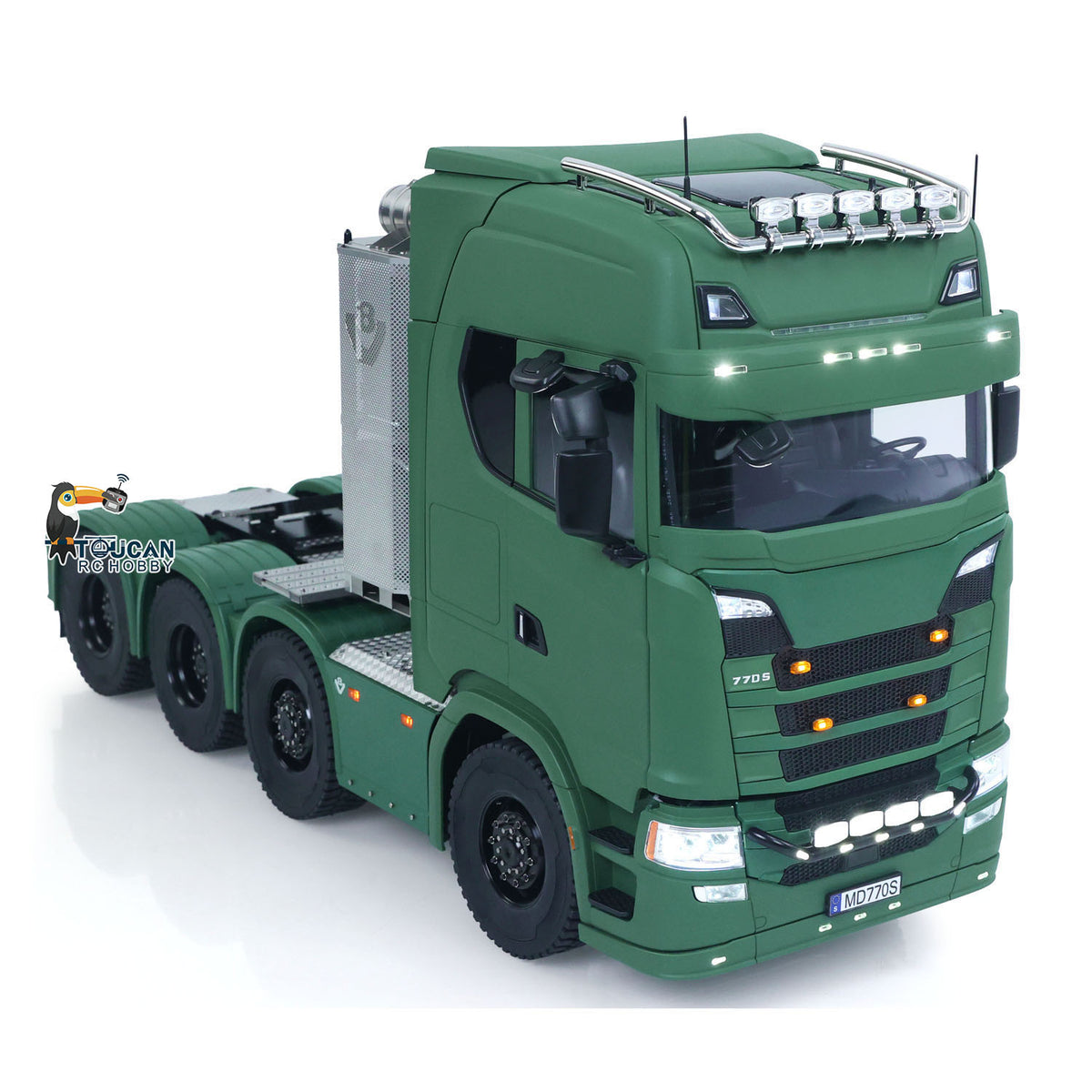 MD-SC-88 1/14 Metal RC 8x8 Tractor Head w/Flowing Lights Hobbywing ESC & Full Metal Axles Ready to Run