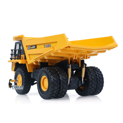 TOUCAN RC HOBBY SOLD OUT Ready To Run 1/50 Electric Remote Control Dump Mining Truck RC Construction Vehicle Tipper Model Lights Sounds Effect USB Cable