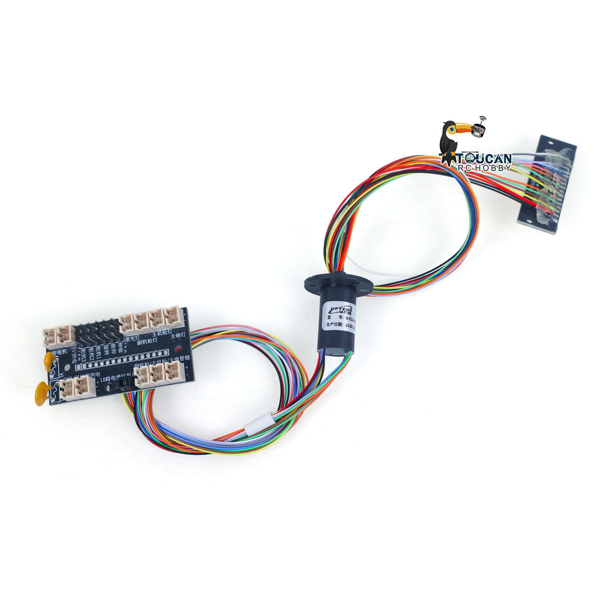 IN Stock 18 Units Electric Slip Ring For 1/16 RC Tank Model Installed TK16 Main Board Modify Turret 360 Degrees Rotation Upgrade Spare Part