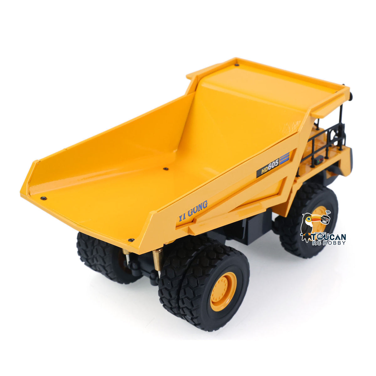 TOUCAN RC HOBBY SOLD OUT Ready To Run 1/50 Electric Remote Control Dump Mining Truck RC Construction Vehicle Tipper Model Lights Sounds Effect USB Cable