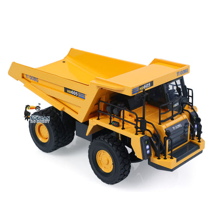 TOUCAN RC HOBBY SOLD OUT Ready To Run 1/50 Electric Remote Control Dump Mining Truck RC Construction Vehicle Tipper Model Lights Sounds Effect USB Cable
