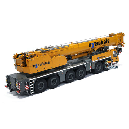 TOUCAN RC HOBBY Eyewhale D1350 1/14 Metal RC Hydraulic Mobile Crane Truck Heavy Machine FlySky PL18EV Remote Controller for Indoor Play