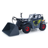 In Stock JDM 128 Metal 1/14 RC Telescopic Hydraulic Forklift Multifunctional Model 4-Way Vavles Differential Lock 2Axles for Hobbyists