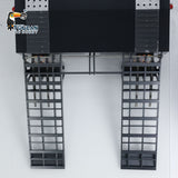 Metal 5 Axles Full Trailer for 1/10 1/8 RC Crawler 1/14 1/12 Hydraulic Truck Car