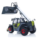 1/14 JDM-128 Full Metal RC Telehandler w/Fork Bucket Grapple 4WD Steering No Radio Battery