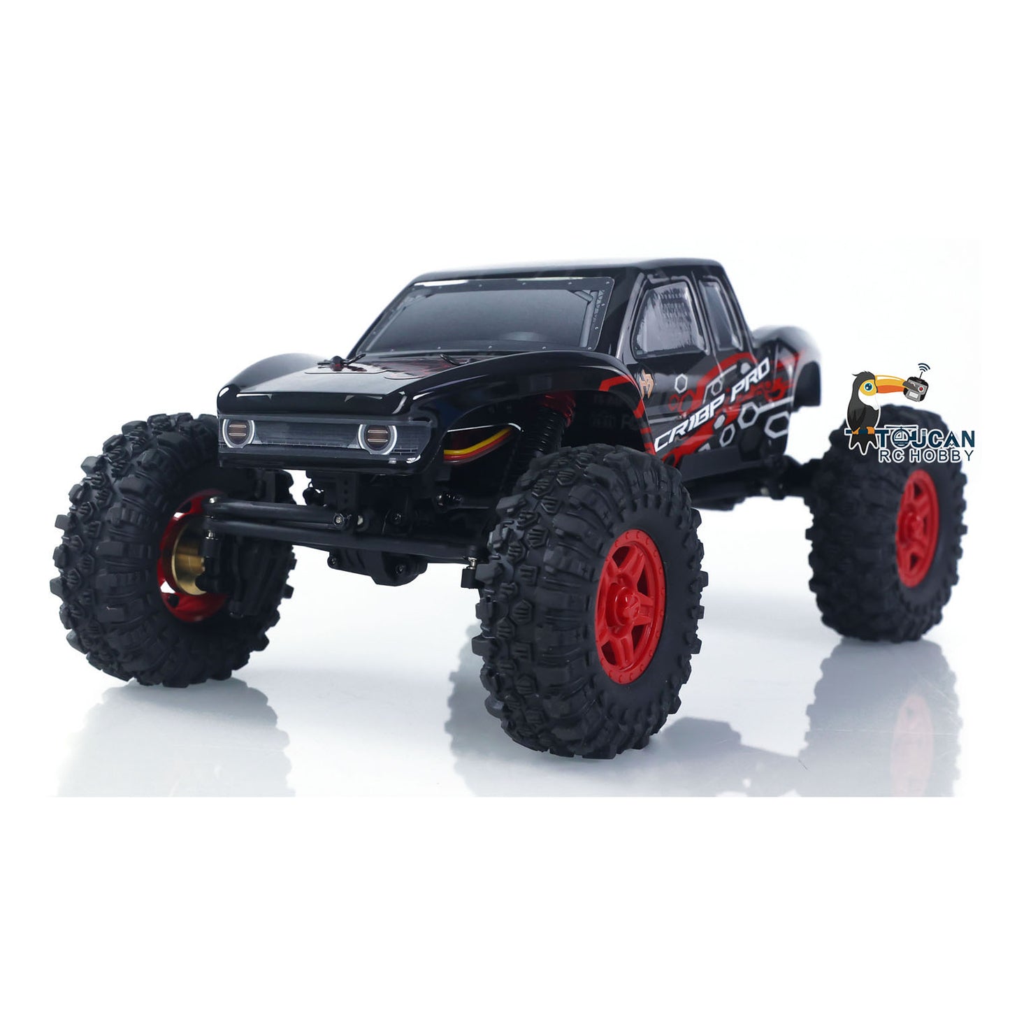 Fast Free Shipping 1/18 2.4G RC Rock Crawler Car 4*4 Remote Control Crawler CR18P PRO Juice Up Hobbywing Brushless Motor ESC Battery Ready to Run