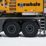 Eyewhale D1350 1/14 Metal RC Hydraulic Mobile Crane Truck Heavy Machine FlySky PL18EV Remote Controller for Indoor Play