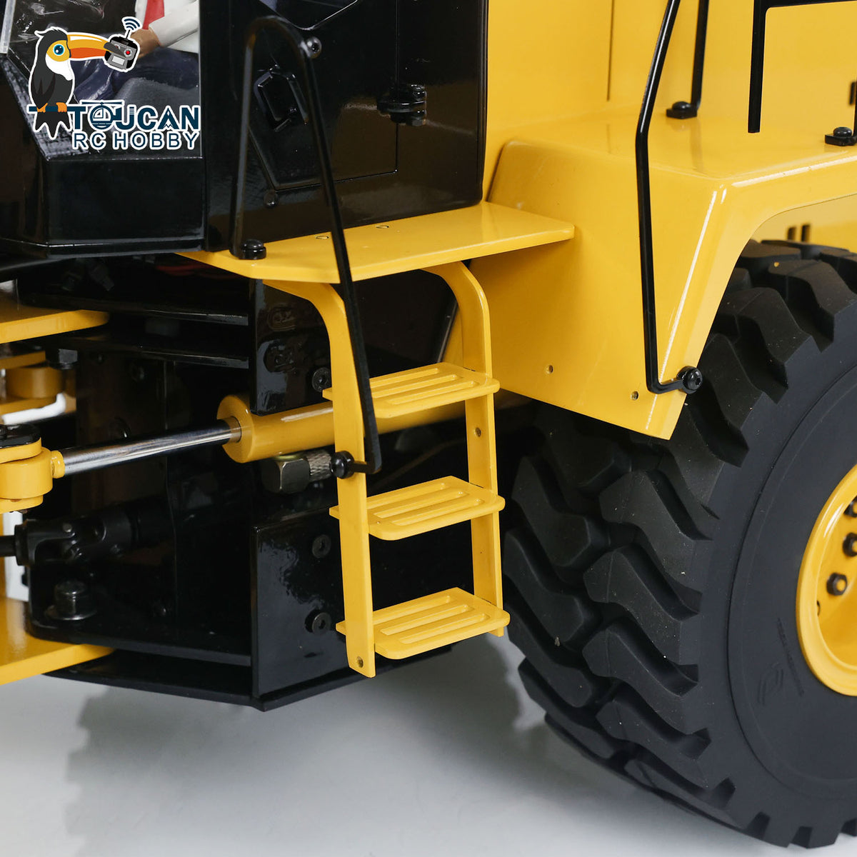In Stock TOUCAN RC HOBBY XDRC 1/14 Hydraulic Wheel Loader 470 Radio Controlled Engineering Truck Metal Wheel-Side Axle Quick Coupler Light Sound System Model for Sales