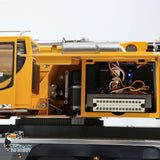 Eyewhale D1350 1/14 Metal RC Hydraulic Mobile Crane Truck Heavy Machine FlySky PL18EV Remote Controller for Indoor Play