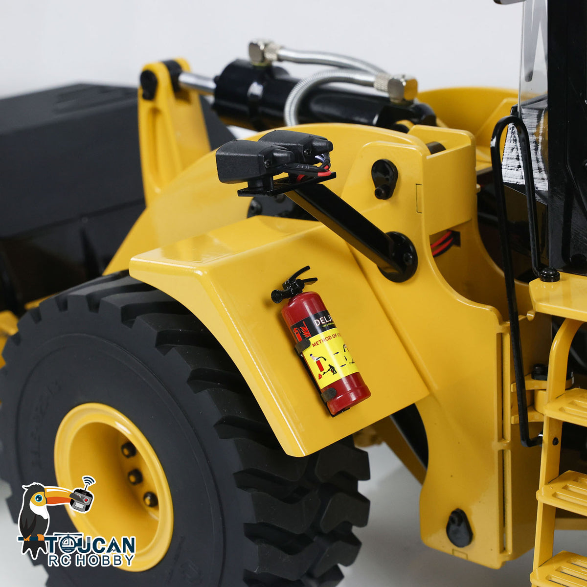 In Stock TOUCAN RC HOBBY XDRC 1/14 Hydraulic Wheel Loader 470 Radio Controlled Engineering Truck Metal Wheel-Side Axle Quick Coupler Light Sound System Model for Sales