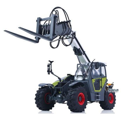 In Stock TOUCAN RC HOBBY JDM 128 Metal 1/14 RC Telescopic Hydraulic Forklift Multifunctional Model 4-Way Vavles Differential Lock 2Axles for Hobbyists