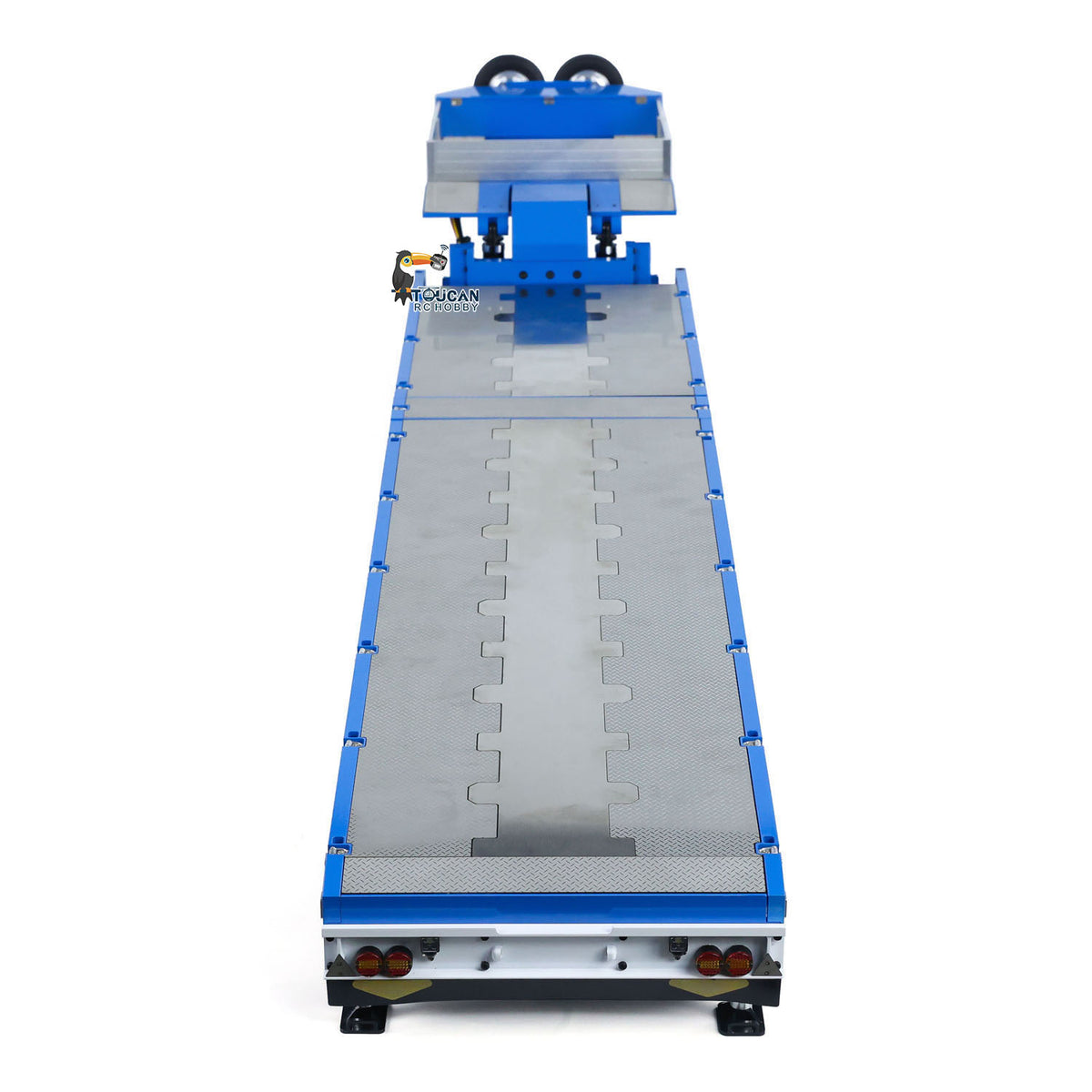 1/14 2 + 5 achsen RC Metall Schwere Anhänger Tieflader Anhänger Für TAMIYA LESU RC Traktor Lkw Radio Gesteuert Lkw Bagger loader