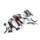 JDM F150 1/10 Metal Chassis RC Off-road Crawler ESC Servo Motor Radio System Light Remote Control Truck for Hobbyists