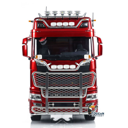 TOUCAN Montiert 1/14 RC Traktor Lkw 770S 6*6 Metall Chassis Licht Sound Rauch Differential Sperre