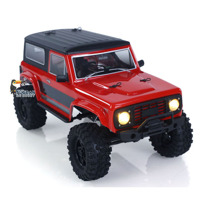 4WD RC Rock Crawler Auto Rushmore CR18P V3 1/18 2,4 GHz Crawler RTR Fahrzeug Hobbywing Bürstenloser Motor ESC Lichter USB-Ladegerät