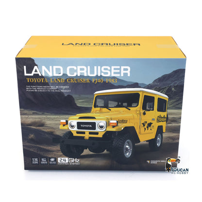 1/16 HG 4x4 RC Geländewagen FJ40 Elektrische Fernbedienung Crawler Land Cruiser Auto Lackiert Zusammengebaut Simulation Hobby 