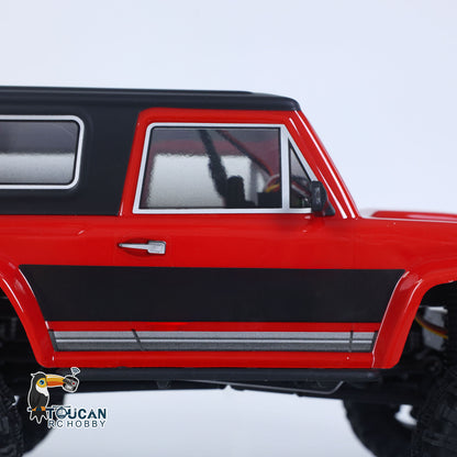 4WD RC Rock Crawler Auto Rushmore CR18P V3 1/18 2,4 GHz Crawler RTR Fahrzeug Hobbywing Bürstenloser Motor ESC Lichter USB-Ladegerät