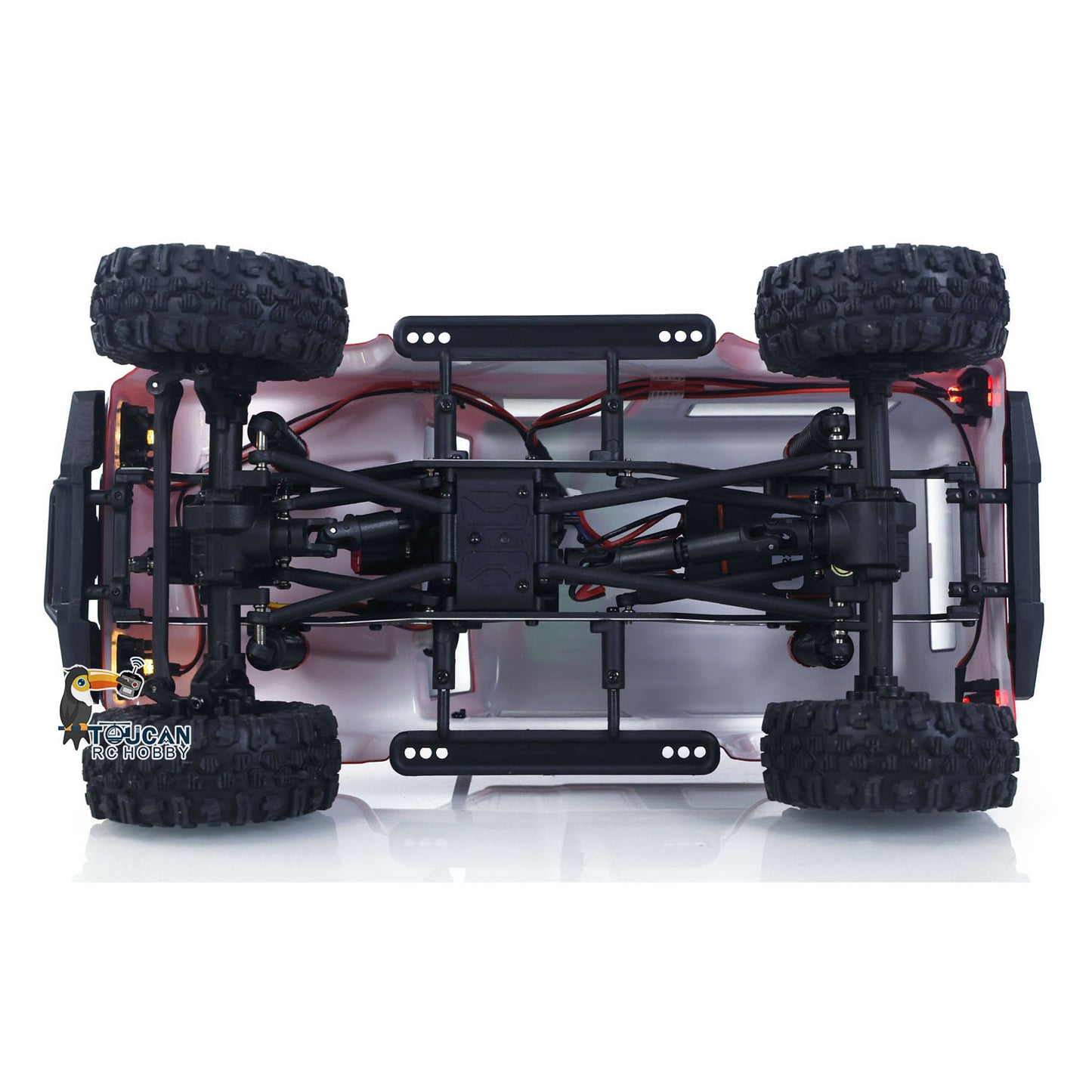 4WD RC Rock Crawler Auto Rushmore CR18P V3 1/18 2,4 GHz Crawler RTR Fahrzeug Hobbywing Bürstenloser Motor ESC Lichter USB-Ladegerät