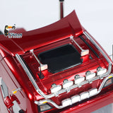 TOUCAN Montiert 1/14 RC Traktor Lkw 770S 6*6 Metall Chassis Licht Sound Rauch Differential Sperre