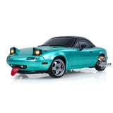 LDRC LD1804 1/18 2.4G 4X2 Remote Control Drift Car Brushed Motor ESC Servo Light System RC Racing Vehicle Assembled Model