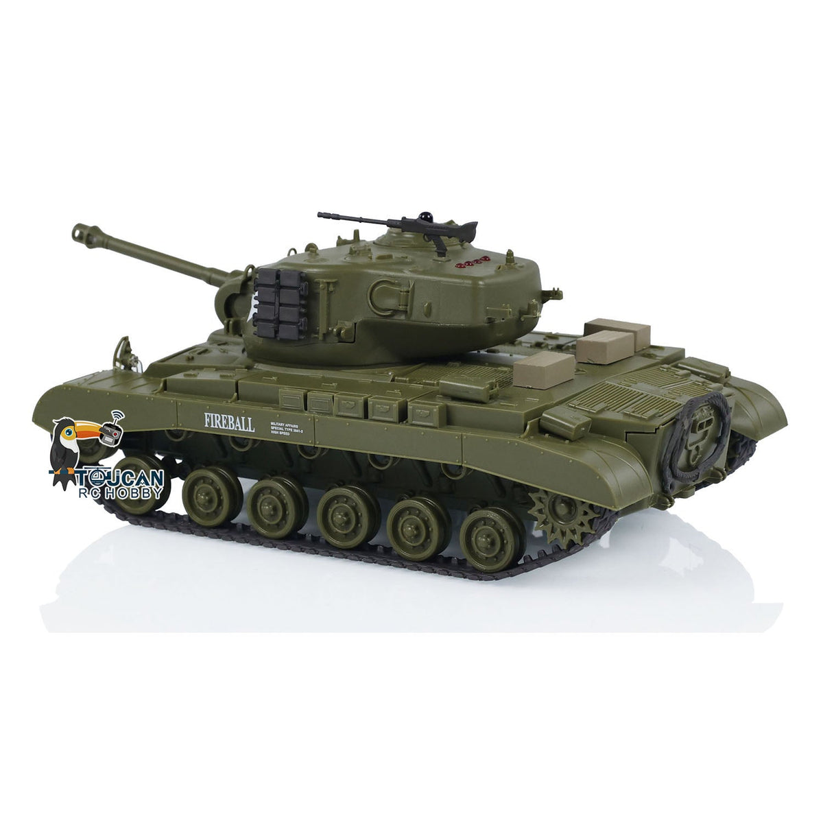 Henglong 1/30 Plastic USA M26 Pershing 3838 M4A3 Sherman 3898 RTR RC Tank With Infrared Combat System Battle Military Vehicle Model