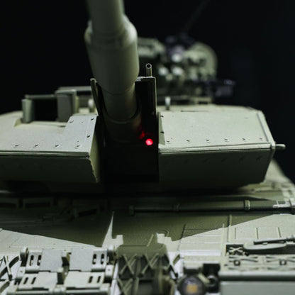 TOUCAN 1/16 Metal 3889 German Leopard A6 RTR RC Tank 360 Degree Turret Electric Periscope Barrel Recoil Smoke Metal Road Drive Idler Wheels