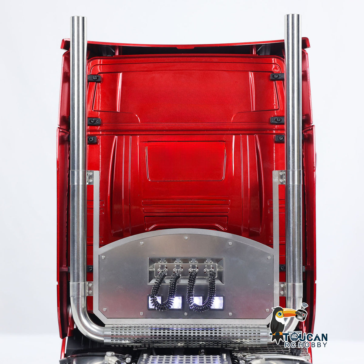 TOUCAN Montiert 1/14 RC Traktor Lkw 770S 6*6 Metall Chassis Licht Sound Rauch Differential Sperre
