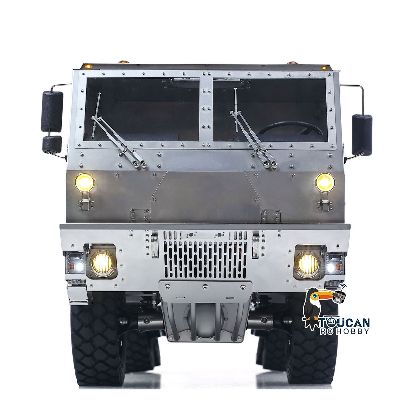 In Stock T815 3Speed 1/14 RC Off Road Military Truck Metal Body Remote Control 4X4 Transport Vehicle Flysky ST8 Radio Differential Locks