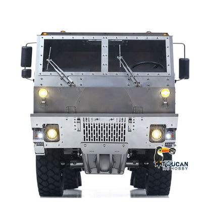 In Stock T815 3Speed 1/14 RC Off Road Military Truck Metal Body Remote Control 4X4 Transport Vehicle Flysky ST8 Radio Differential Locks