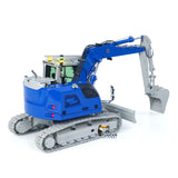 CUT Model 1/14 RC Hydraulic Excavator 914 5CH Valve Metal Remote Control Digger Warning Light Flysky ST8 Radio Sound System