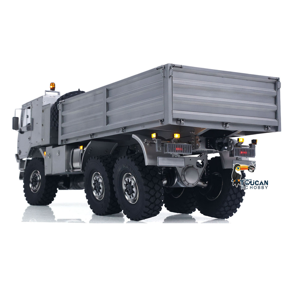 In Stock T815 3Speed 1/14 RC Off Road Military Truck Metal Body Remote Control 4X4 Transport Vehicle Flysky ST8 Radio Differential Locks