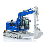 CNC Metal 1/14 RC Hydraulic Excavator CUT Model C914 5CH Valve 3 Arms Remote Control Digger Manual Quick Release Coupler
