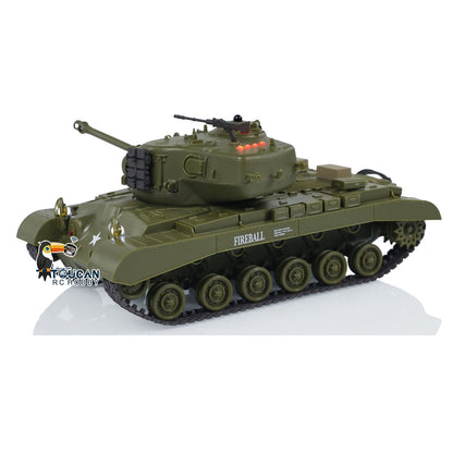 Henglong 1/30 Plastic USA M26 Pershing 3838 M4A3 Sherman 3898 RTR RC Tank With Infrared Combat System Battle Military Vehicle Model