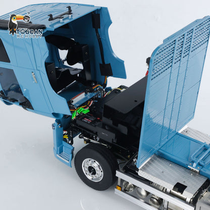 TAMIYA FH16 1/14 RC 750 Holztransporter 6X6 Verbessertes Metallchassis RTR Elektroauto 56360 2-Gang-Sendermotor