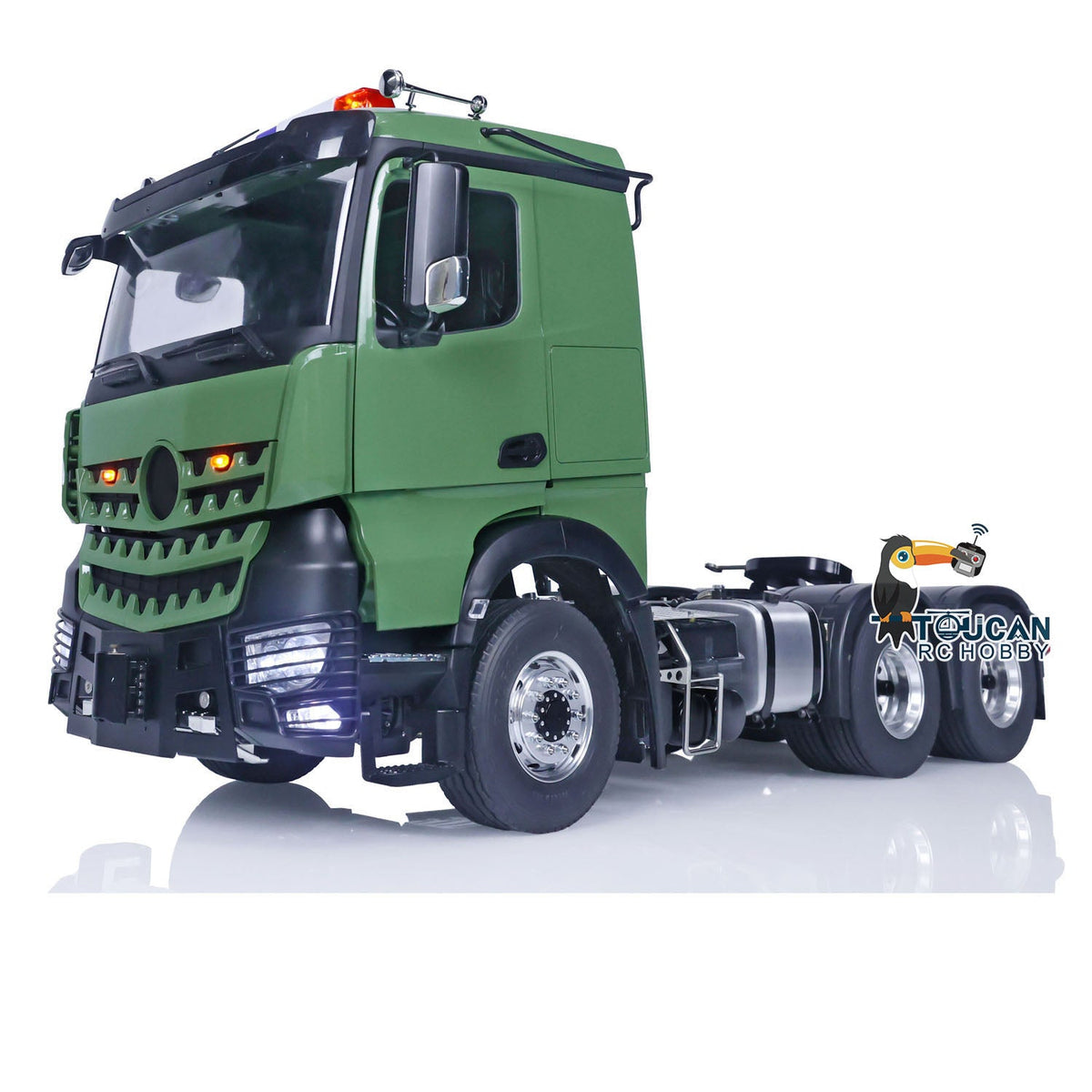 TOUCAN RC HOBBY 6x6  1/14 RC Tractor Truck Metal Chassis Remote Control Cars Lights Sounds