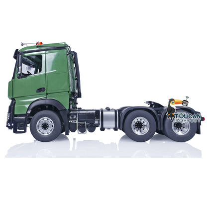 TOUCAN RC HOBBY Painted Assembled 1/14 RC Tractor 6x6 Truck Metal Chassis Remote Control 1851 3363 Cars Lights Sounds