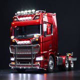 TOUCAN Montiert 1/14 RC Traktor Lkw 770S 6*6 Metall Chassis Licht Sound Rauch Differential Sperre