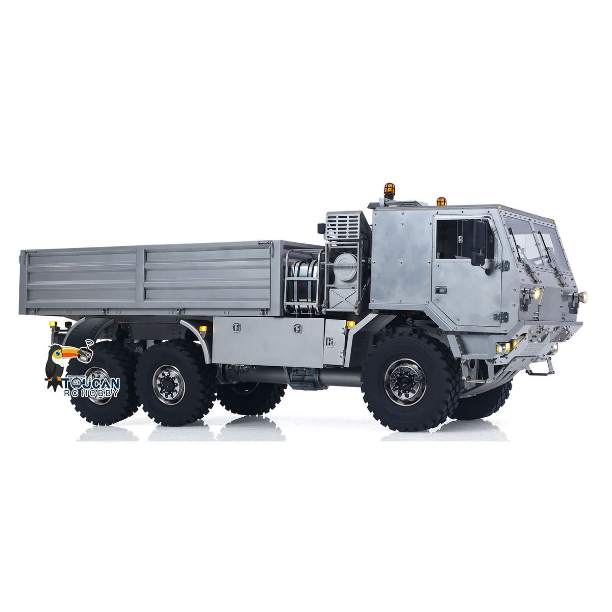 In Stock T815 3Speed 1/14 RC Off Road Military Truck Metal Body Remote Control 4X4 Transport Vehicle Flysky ST8 Radio Differential Locks