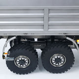 1/14 RC Off Road Military Truck Metal Body 6X6 Remote Control Transport Vehicle T815 3Speed Flysky ST8 Radio Differential Locks